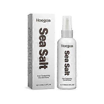 Hoegoa Hair Texturizing Sea Salt Spray, Hair Leave-In Styling Dry Hair Spray Hairspray Refreshing Oi