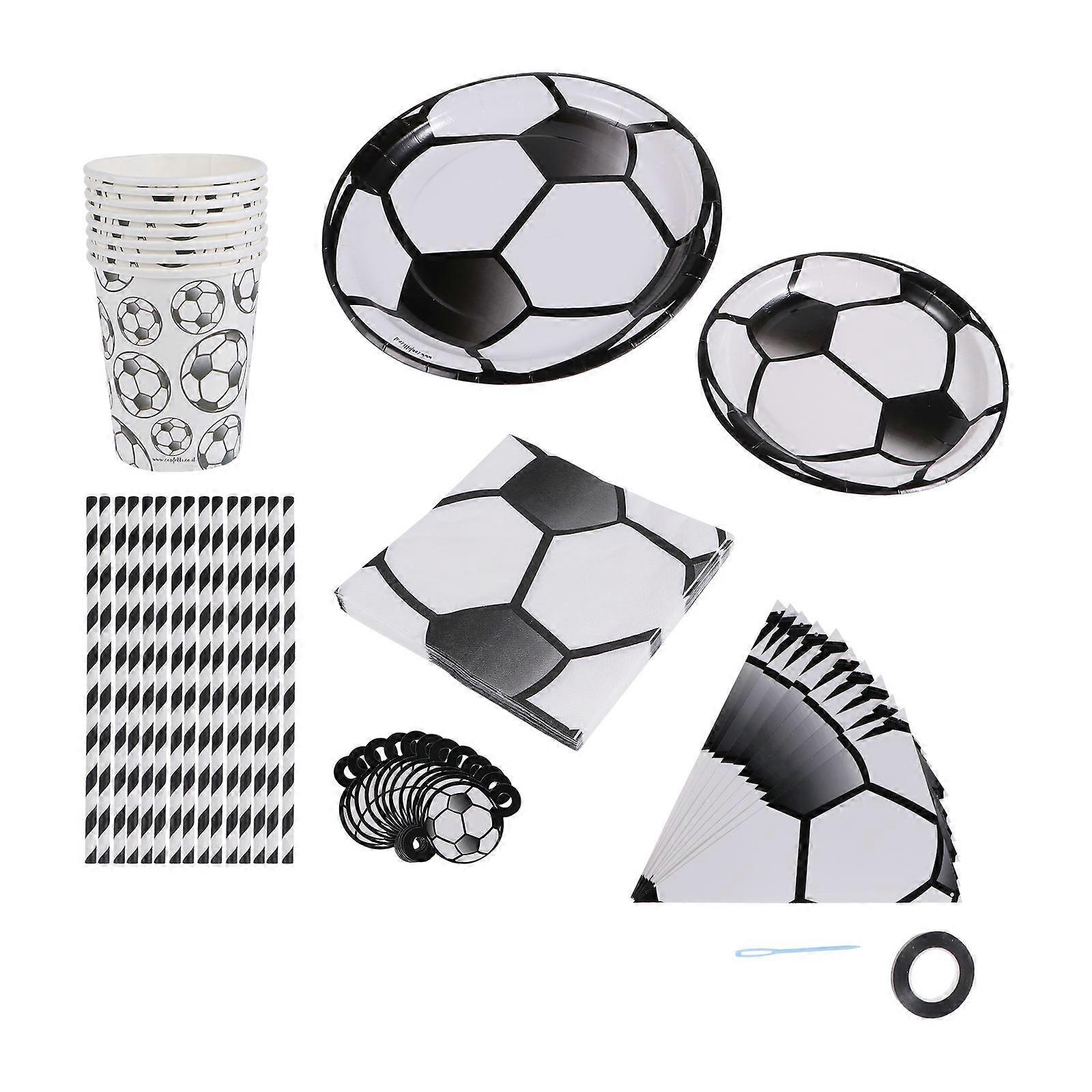 Adorable Birthday Tableware Set for Party with Assorted Color Paper Supplies 1 Set