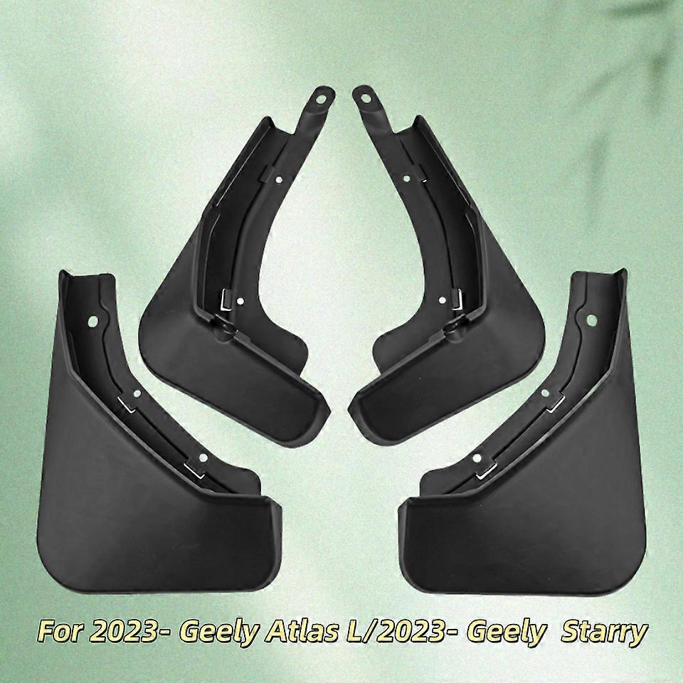 Be suitable Mudflaps Fender For Geely Atlas L Starry 2023 2024 Mud Flaps, Splash Guards, Front Rear Wheels Fender, Car Accessories,4Pcs
