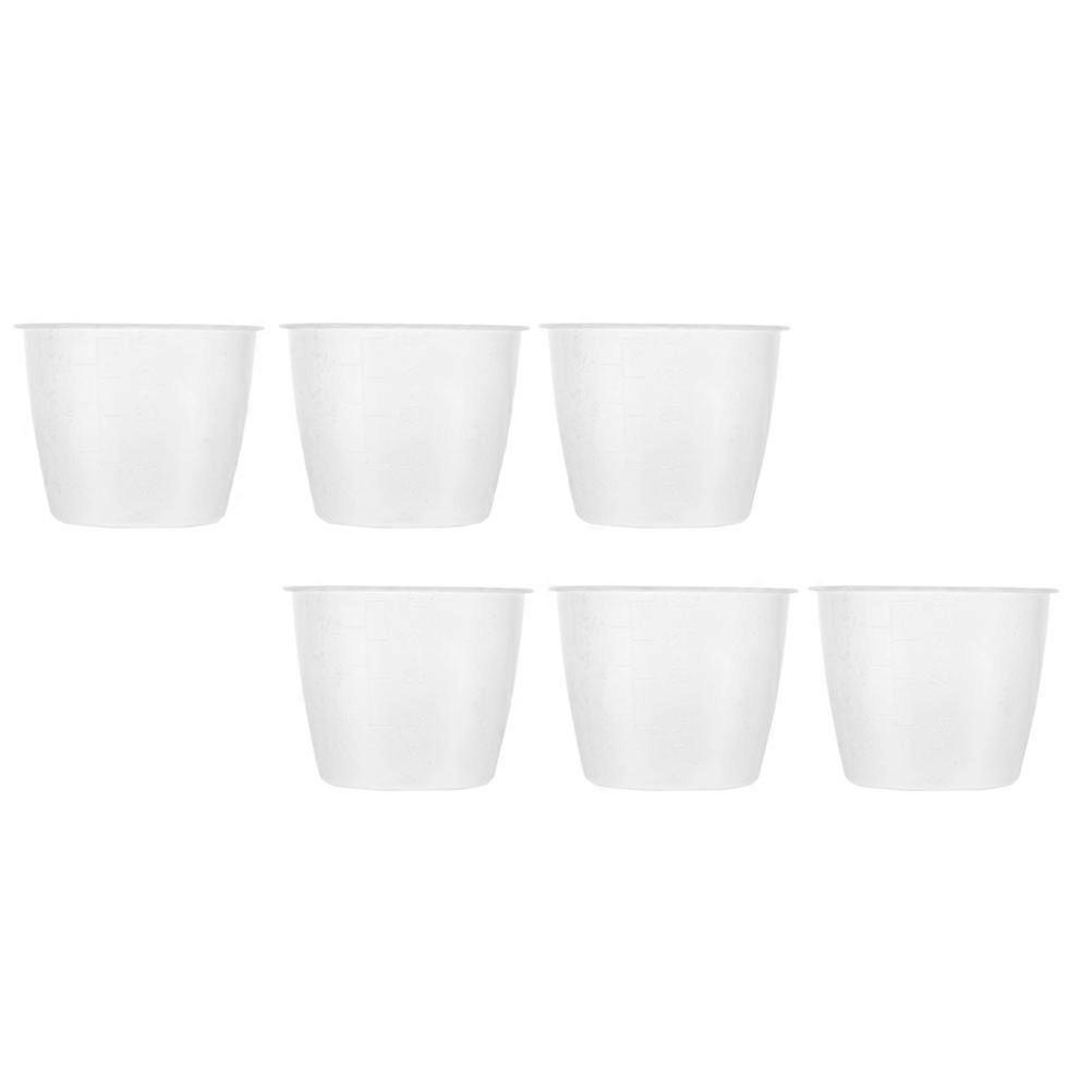 Transparent Plastic Measuring Cup Made of PP Material for Easy Storage and Accurate Measurement 8 Pieces