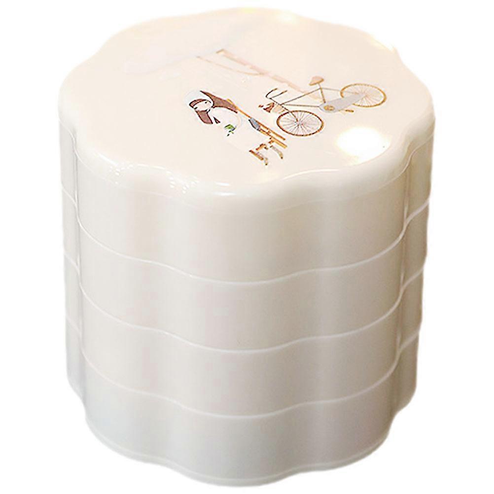 Rotating Jewelry Box Multi-Layer Rotatable Jewelry Accessory Storage Box