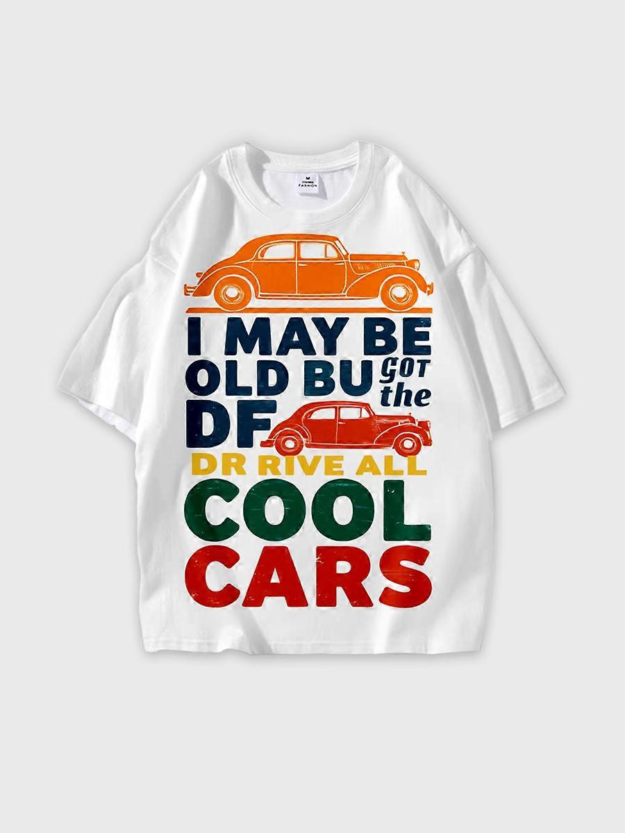 T-shirt round neck Pattern loose short sleeve JW2911