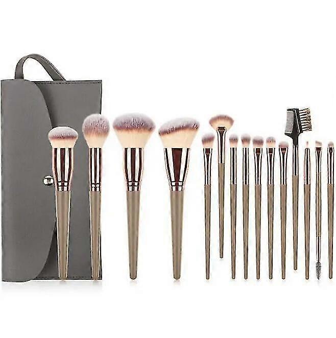 2025 Professional Makeup Brush Set - 15pcs For Flawless Application