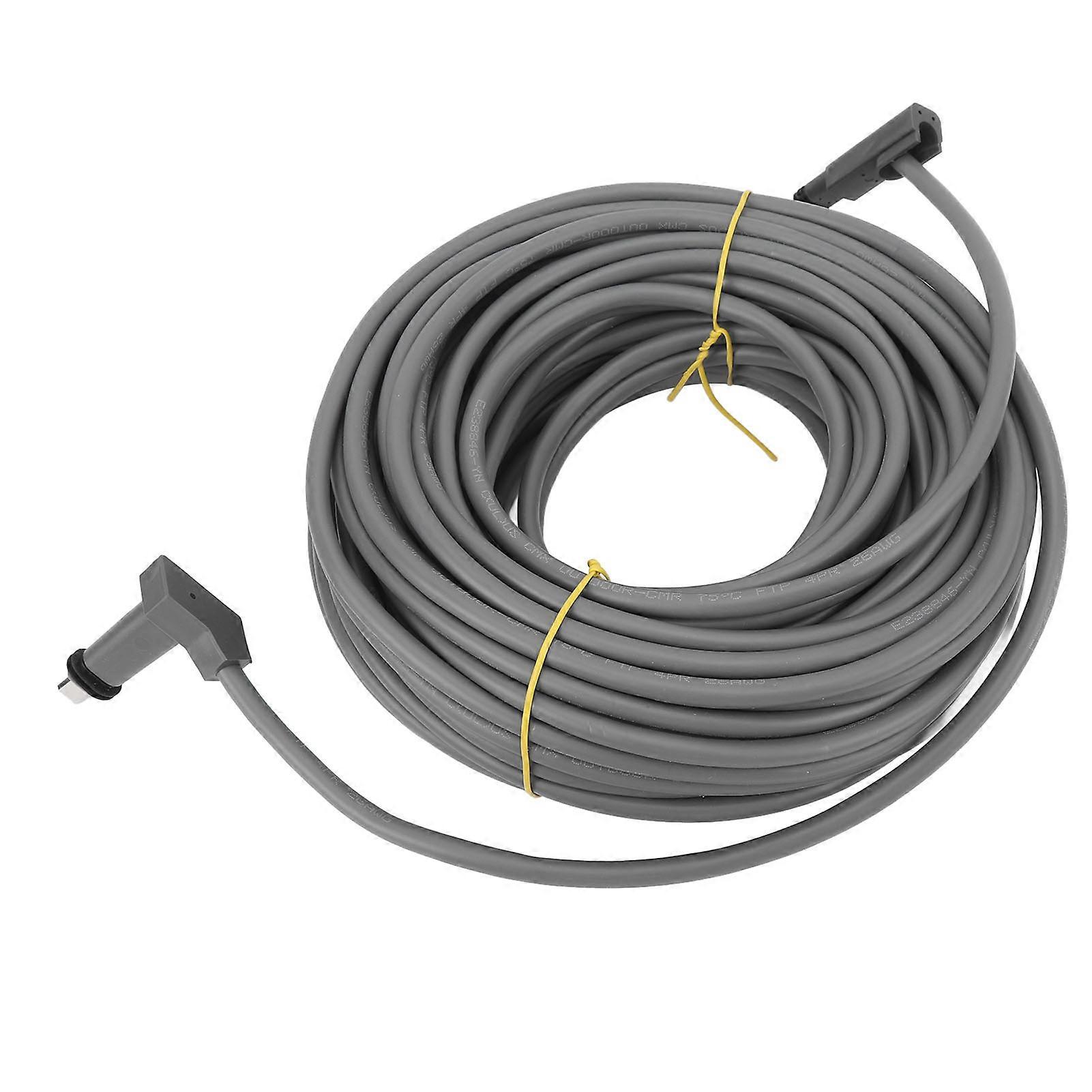 Satellite Extension Cable 75ft Rubber and Red Copper Rectangular Satellite Replacement Cable Cord for V2 with 2 Covers