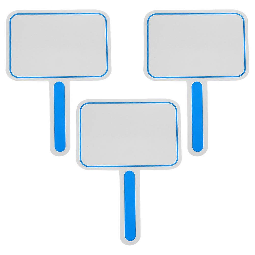 Blue Foams Handheld Whiteboard for DIY Use Portable Blank Whiteboard 3Pcs Single Side Scoreboards