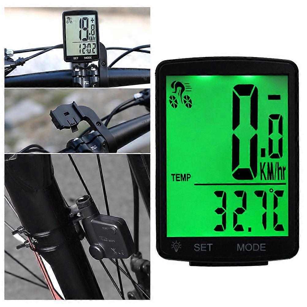 Digital Speedometer Maximum Speed Measurement Cyclists 2.8 Inch LCD 1Pcs