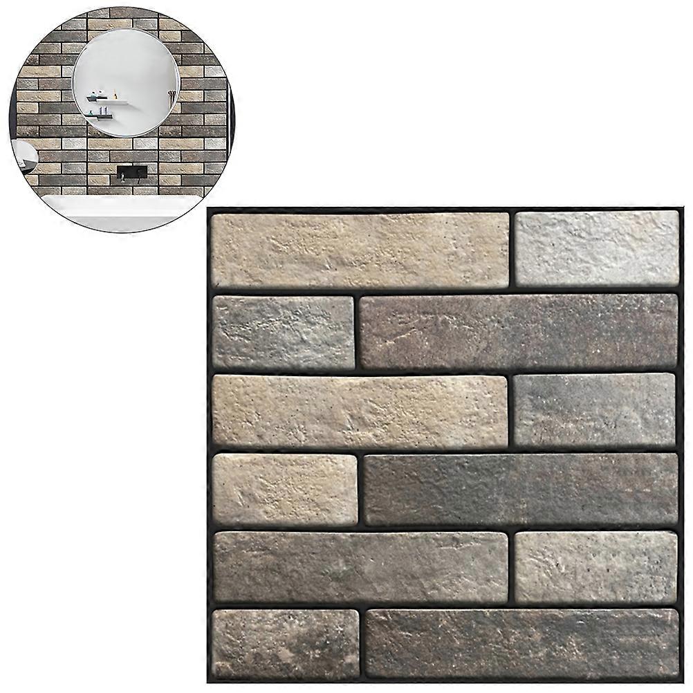 Modern 3D Self Adhesive Brick Pattern Wallpaper for Bedroom Living Room Easy to Apply Peel and