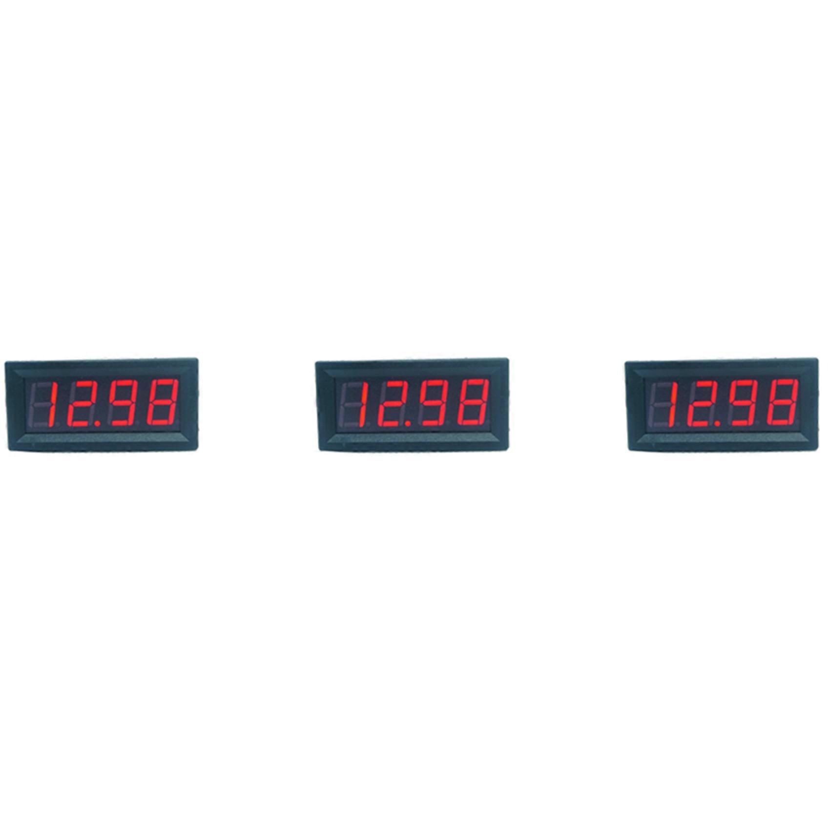 Mini Digital LED Display 4 Bits 0-100V Voltmeter Panel Volt Voltage Meter Tester