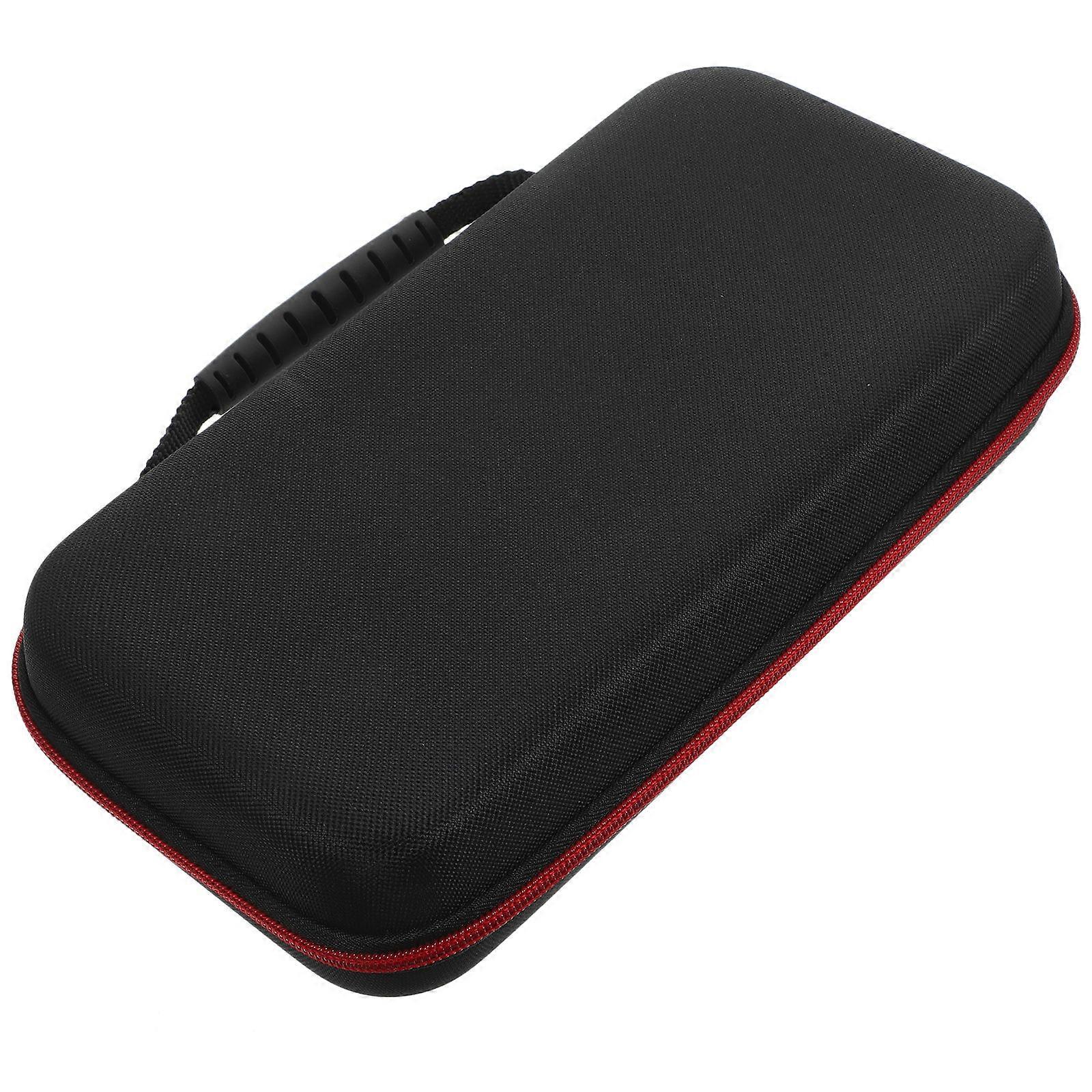 Lightweight Portable Mic Storage Bag, Shockproof Zippered Design with Accessory Pocket for Handheld Microphones – Compact Case for Travel and