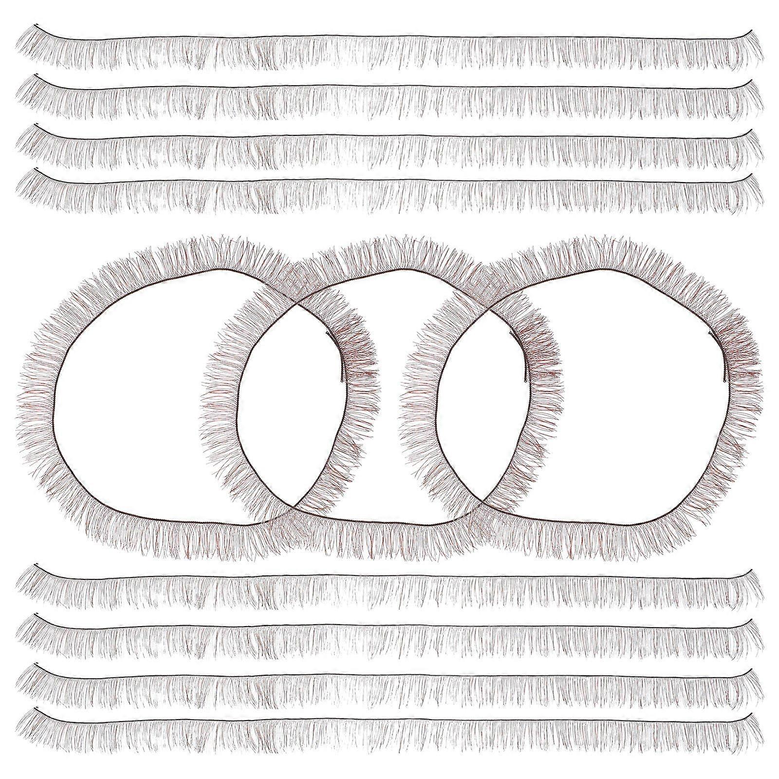 30PCS Doll Eyelash Strips Faux Eyelashes for DIY Doll Accessories, Soft Curl for Model Crafting