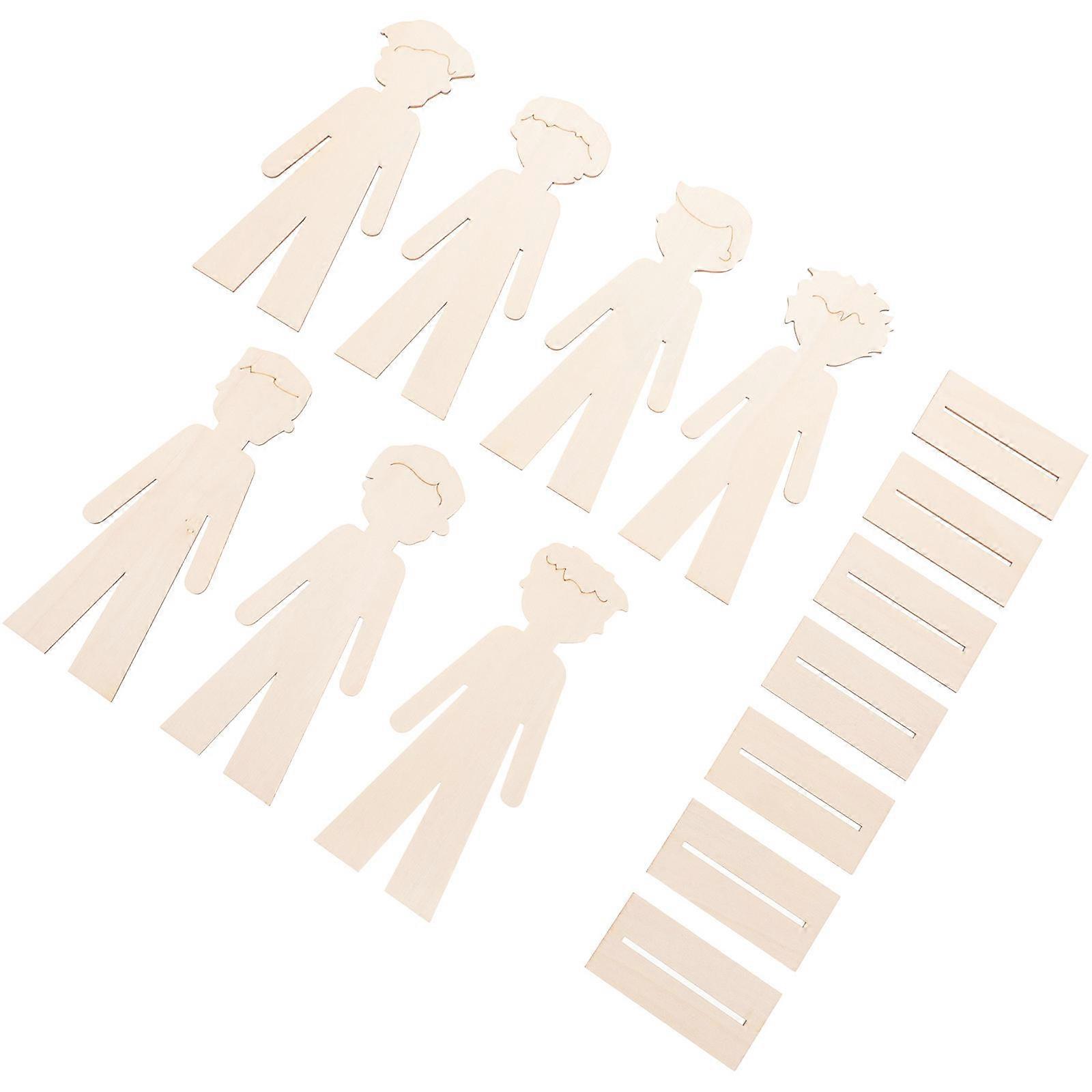 20pcs Unfinished Wooden Cutouts for Crafts – Blank Wood Shapes for DIY Projects, Home Decor, Parties & Personal Touches – Durable Crafting Supplies