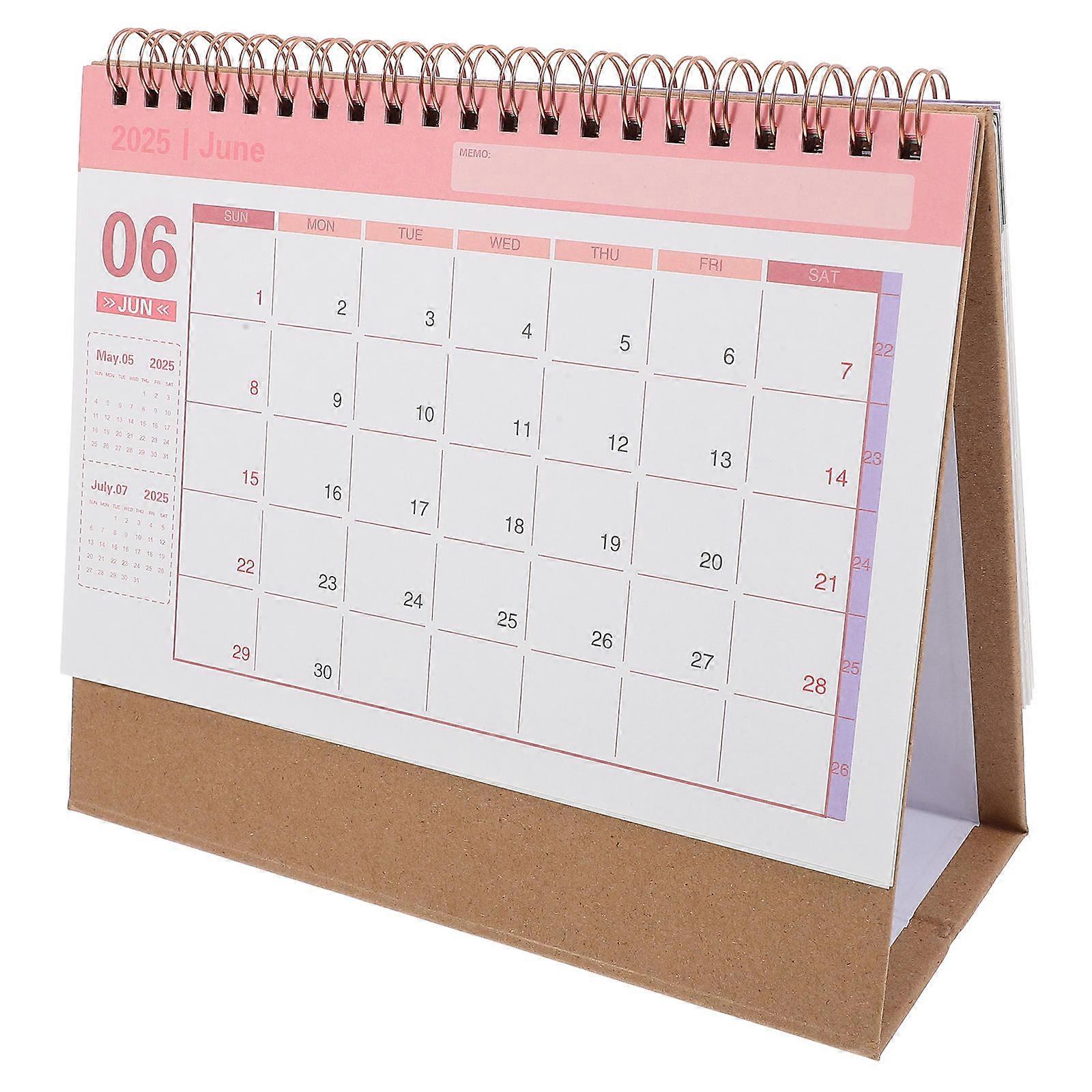 Minimalist Standing Desk Calendar for Event Organization – Essential Home Office Planner for Productivity and Time Management