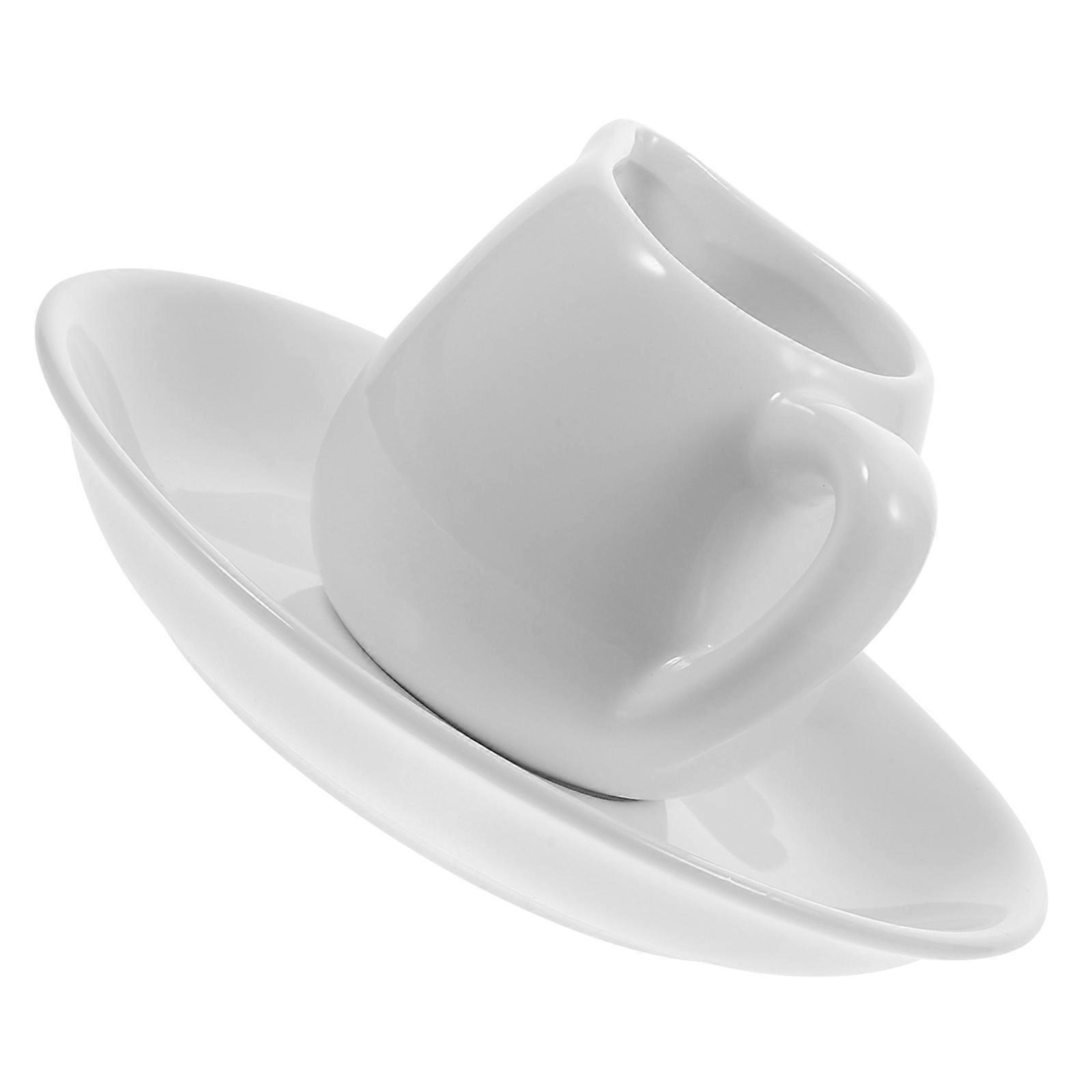 Sauce Pitcher Ceramic Small Milk Jug Simple Design For Family Meals 1 Set