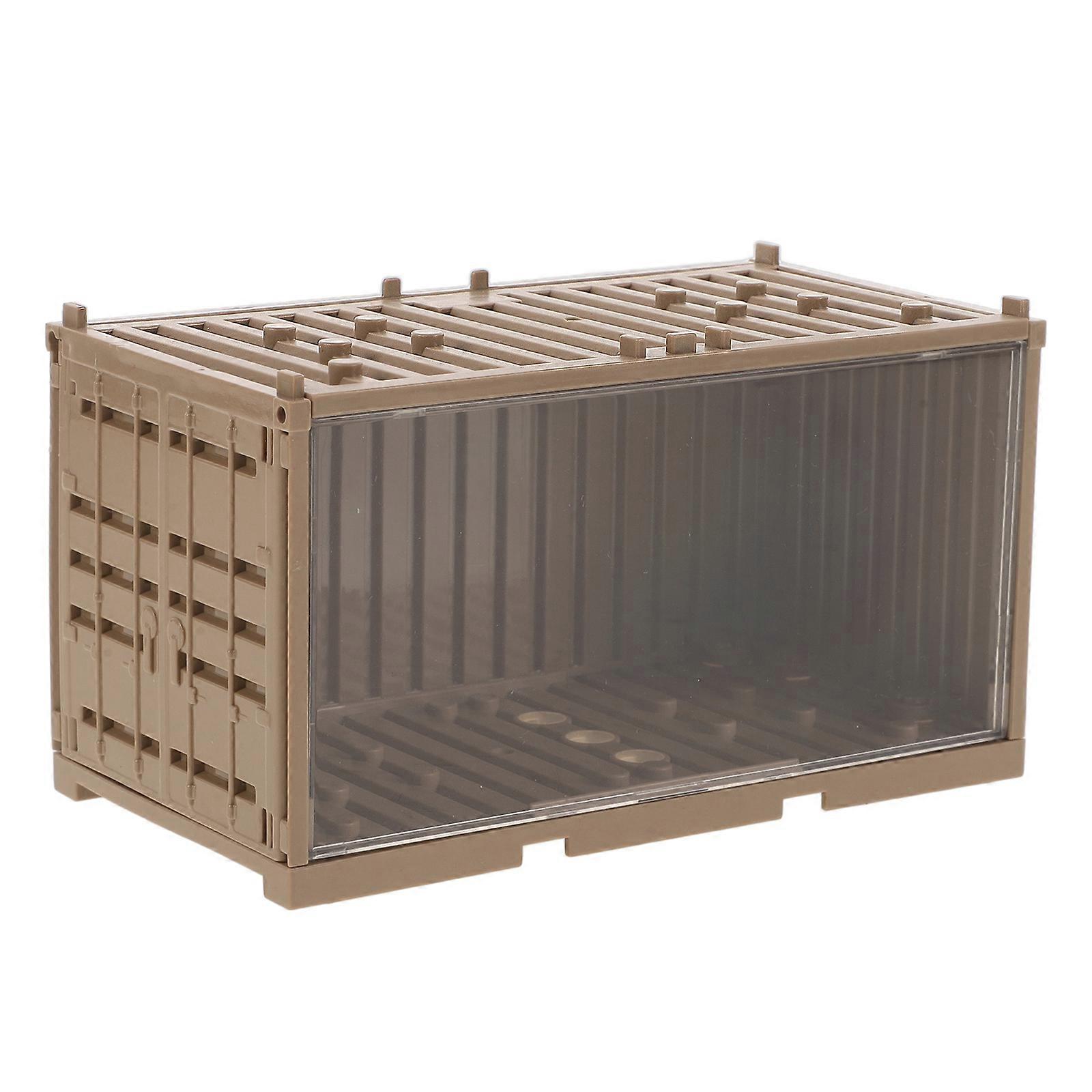FRCOLOR Versatile 1 Set Storage Box Plastic Container for Action Figures DIY Toys Handheld Storage Case