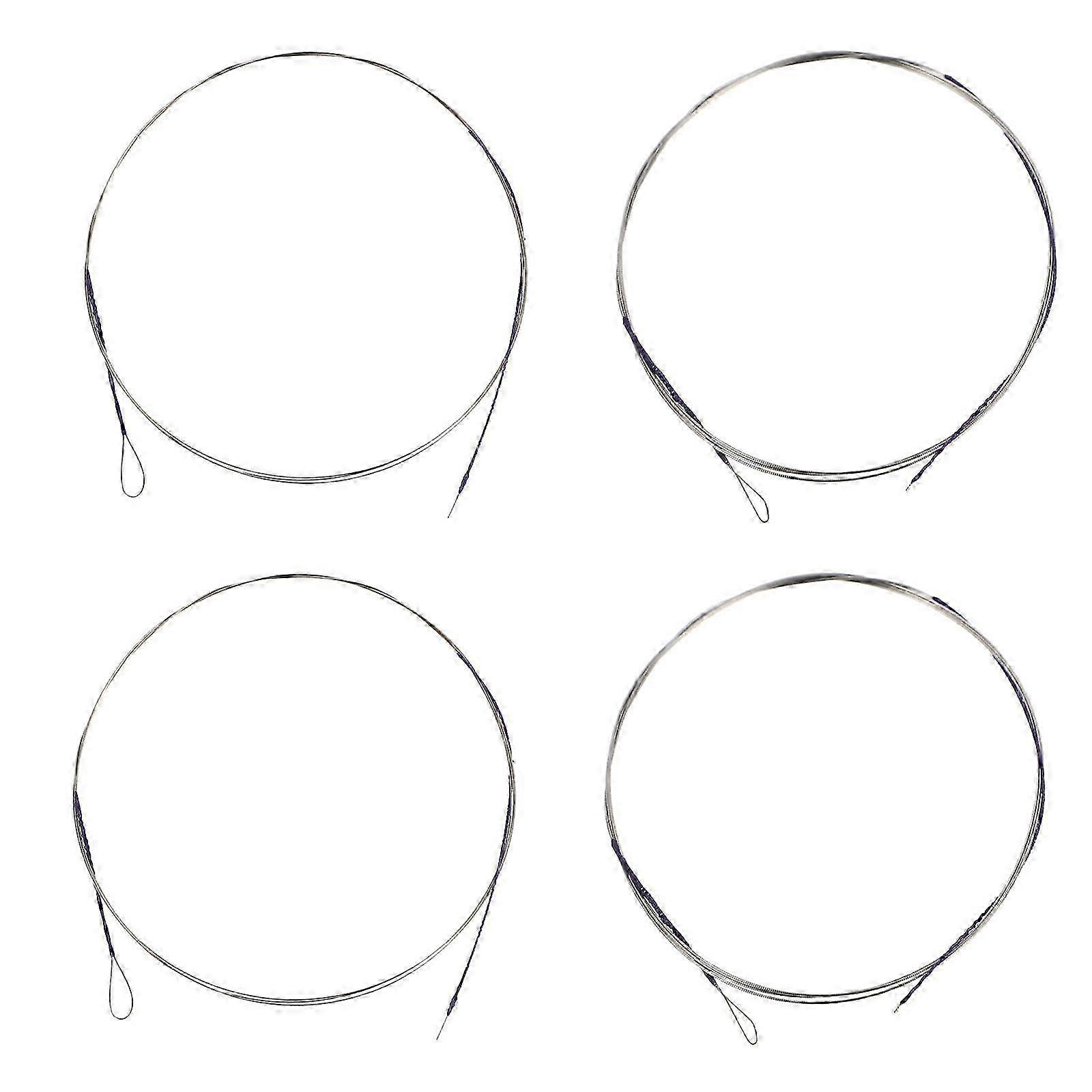 2025 4pcs Professional Erhu Strings Music Wire Sturdy Strings Erhu Strings (Assorted Color)