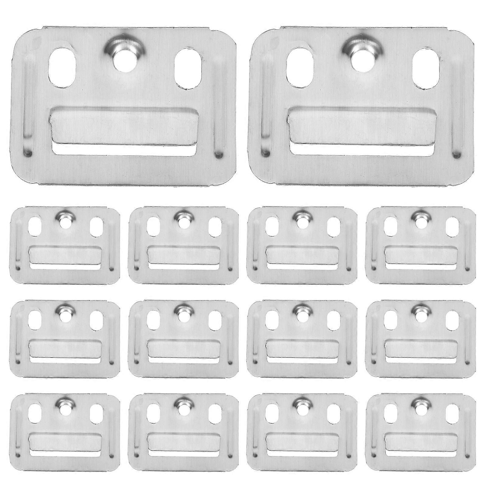 100stk Wall Panel Buckle Replacement Rustfritt stål Møbler Buckle Clamp