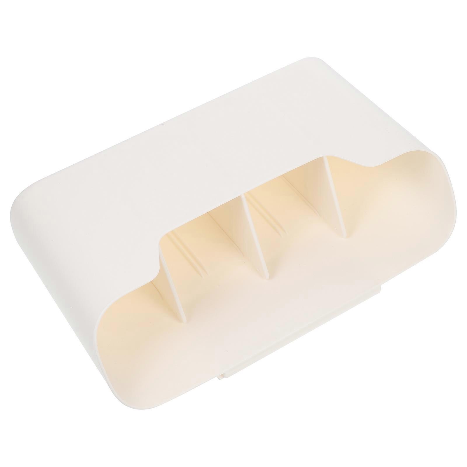 Clear Storage Box Rectangular Kitchen Organization 27.3X16.2X8.1CM Wall-Mounted Space-Saving 1Pack