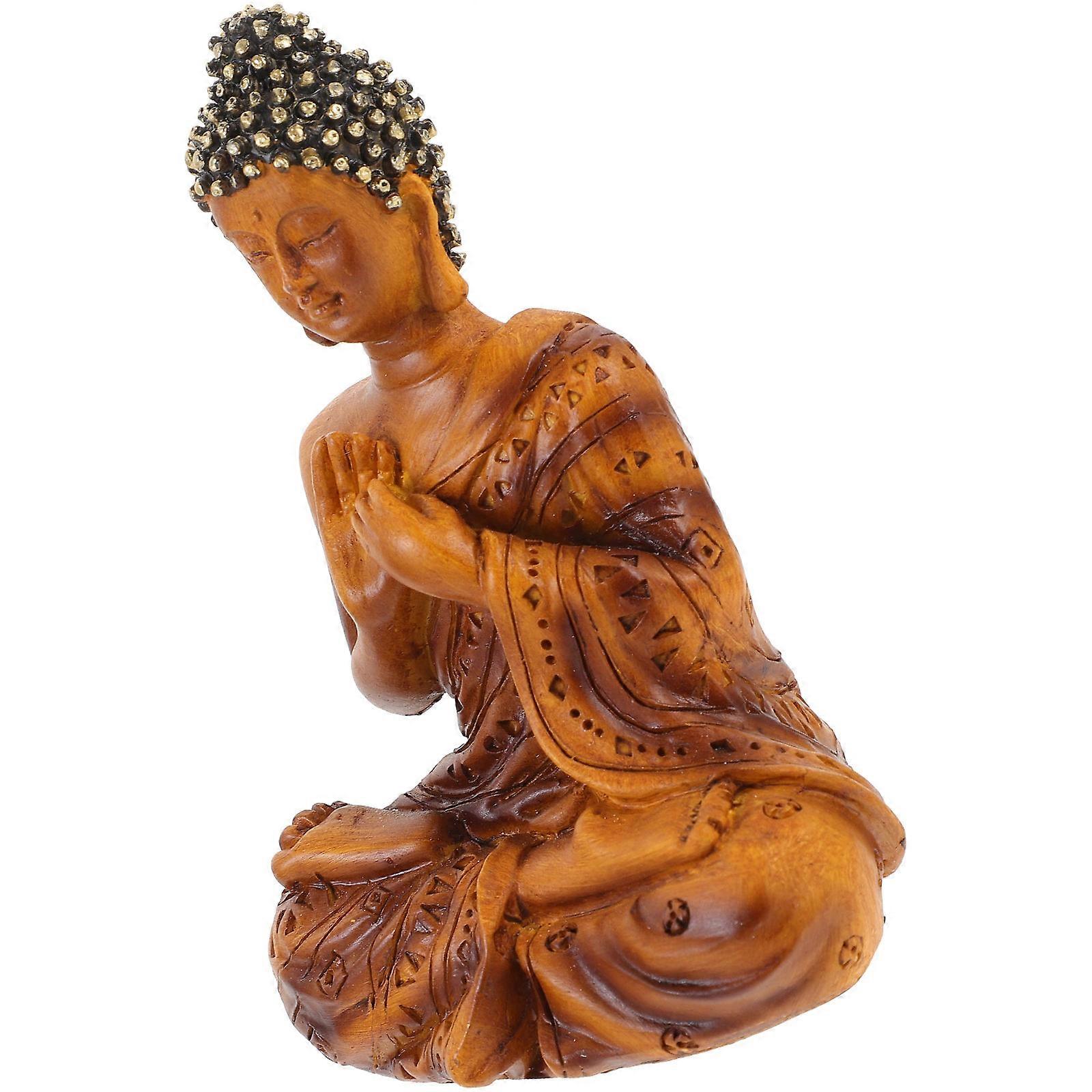 Unique Multi Resin Buddha Statue for Decor Easy to Clean and Display on Desk or Table