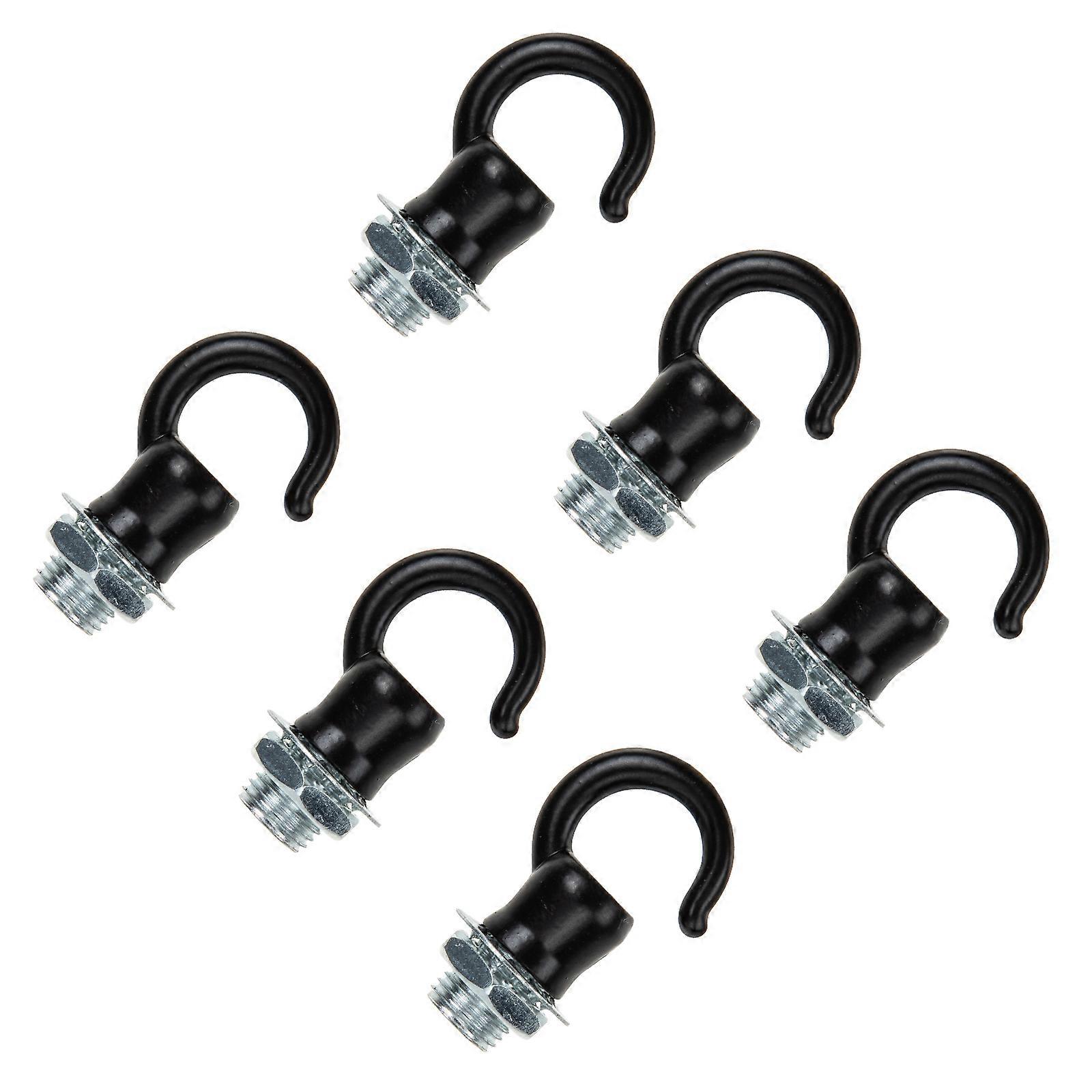 6Pcs Strong Bearing Ceiling Hooks For Lanterns Black For DIY Enthusiasts Effective Hanging Solutions