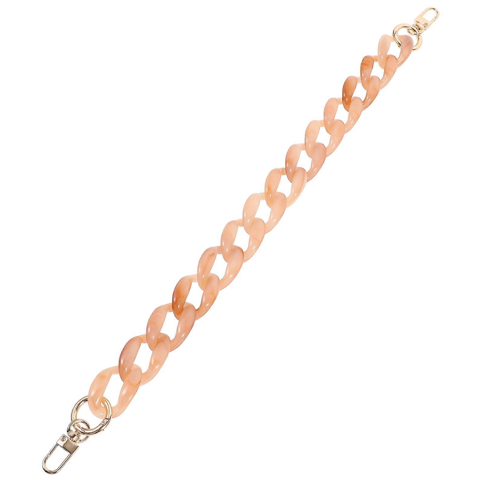 Acrylic Handbag Chain Replacement Chain Strap For Projects 17.7 Inches Total Length Durable Decorative Accessory 1 Piece
