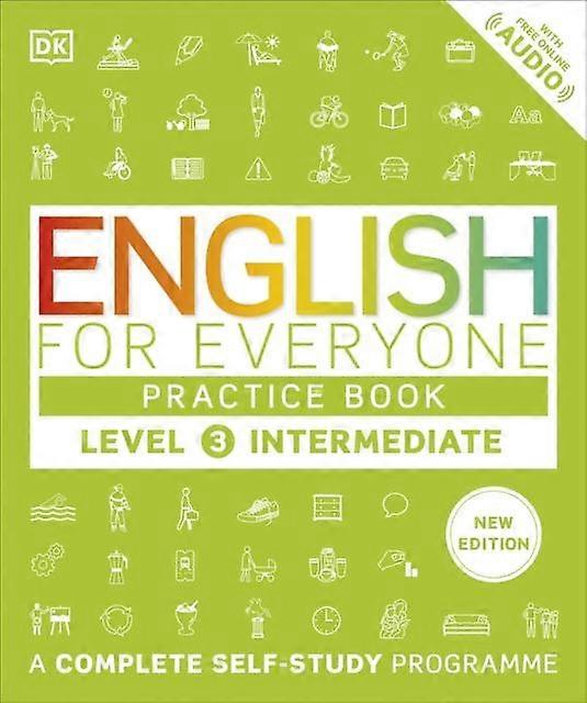 English For Everyone Practice Book Level 3 Intermediate by DK Paperback