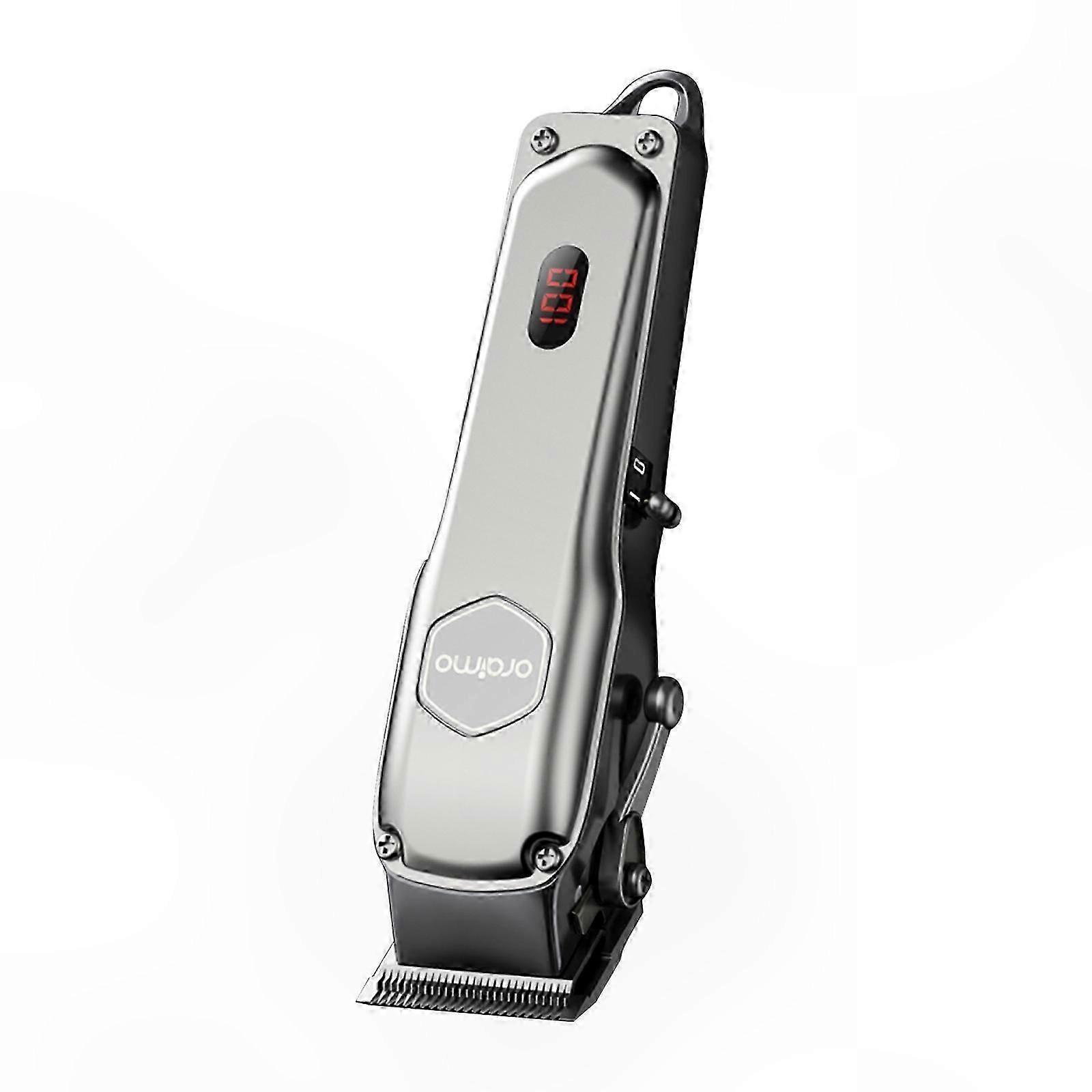 Silver Hair Clipper for Precision Grooming with Adjustable Settings
