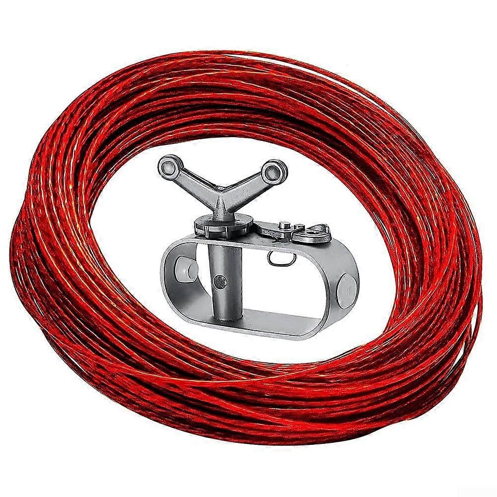 Pull your aboveground pool with this effective rope winch set (A).