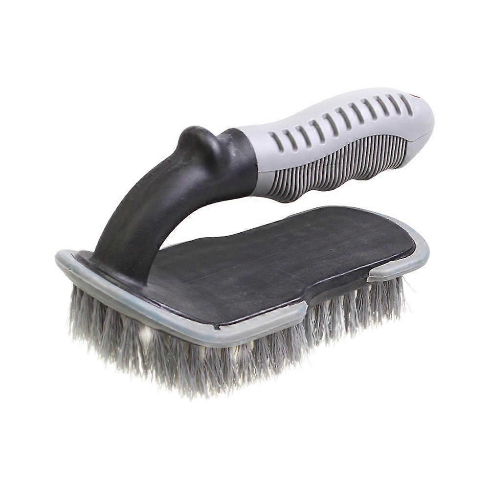 U Shaped Tire Cleaning Brush for Durable Wheel, Floor, Furniture, and Carpet Cleaning with Comfortable Grip