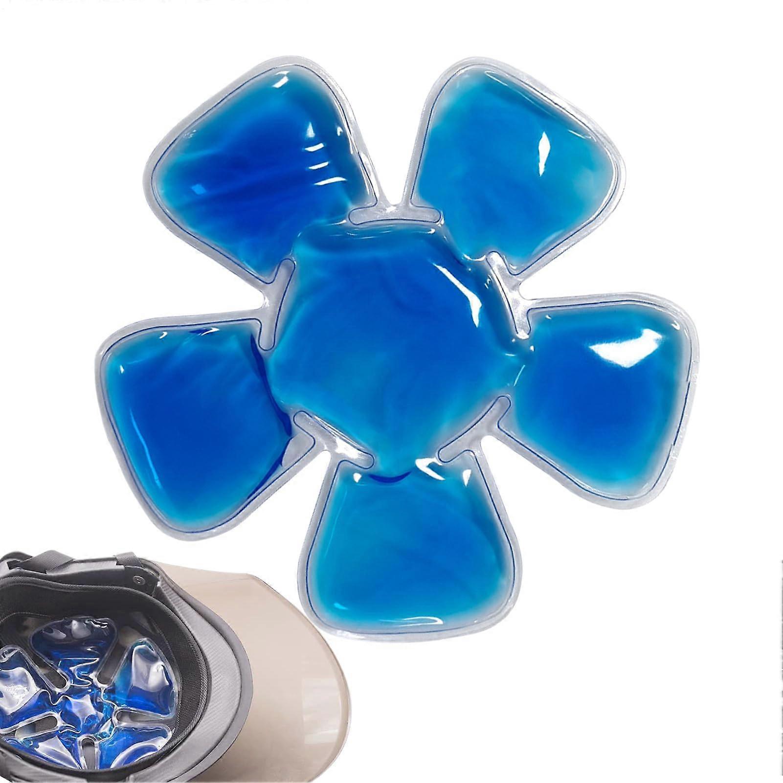 Hut Ice Pillow  Reusable Head Cooling for Catcher Helmets, Sports, Summer Heat, Dark Blue