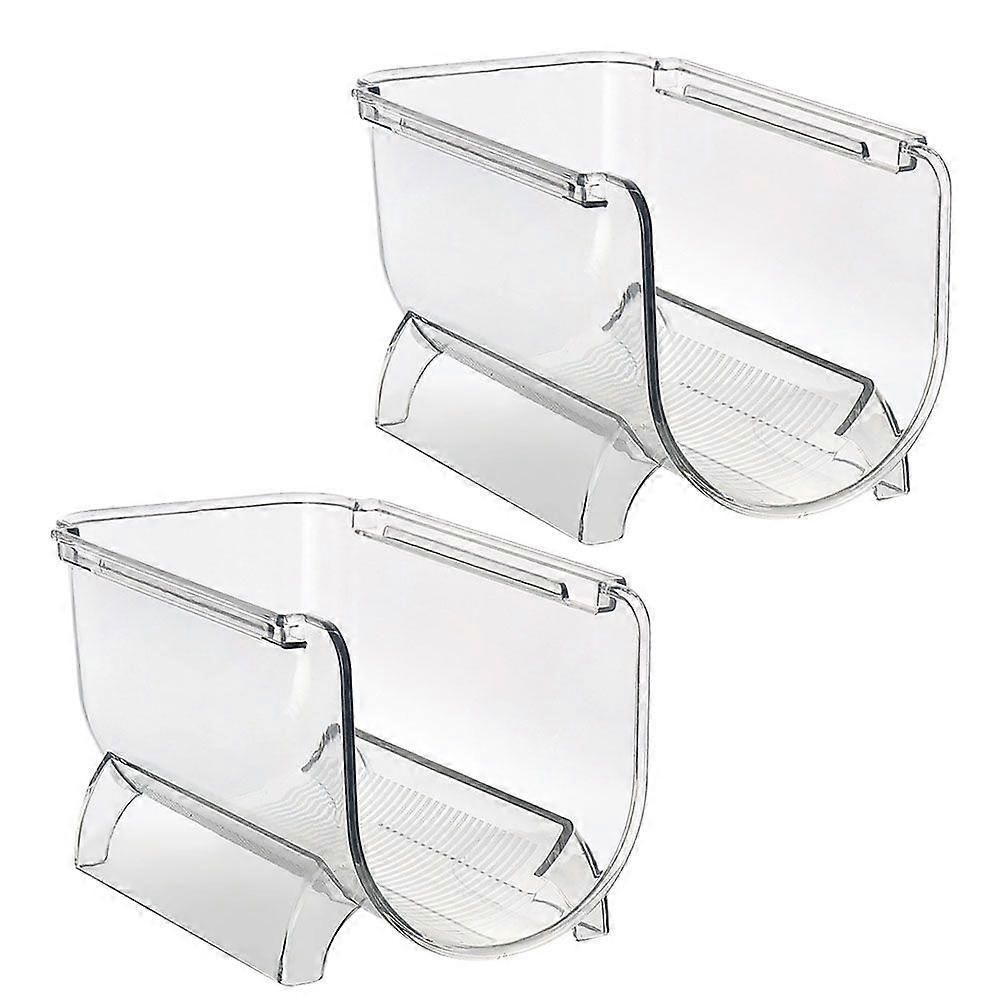 2Pcs Stackable Wine Racks Drawer Style Wine Bottle Stand Water Bottle Holder