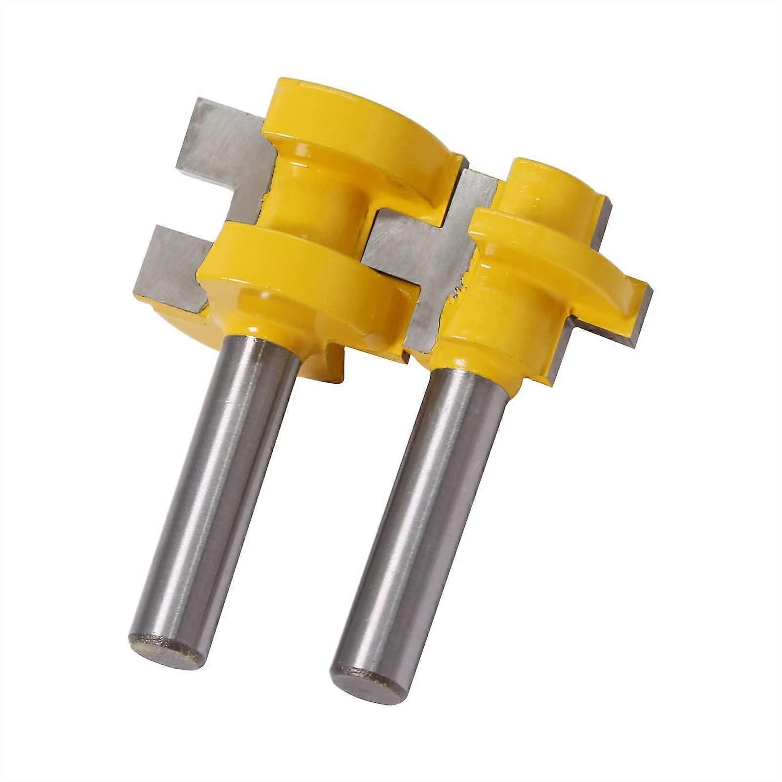 Tongue And Groove Bit Set For Wood Tool Woodworking 1Pcs