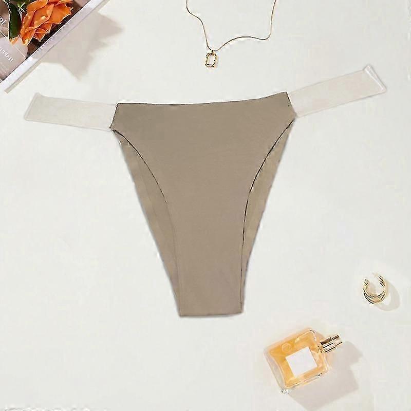 Naisten saumattomat, näkymättömät, läpinäkyvät vyötärönauhalla varustetut seksikkäät stringit XS-koko S-M-L