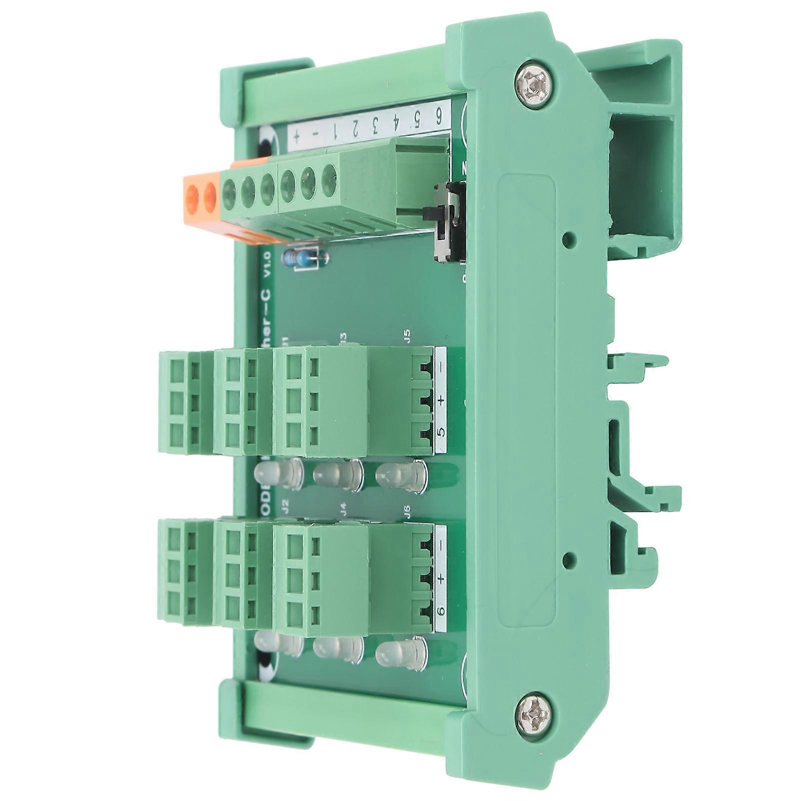Terminal Block DIN Rail Mounting 3-Wire 6-Channel Acquisition Board KP-6L-Gther C