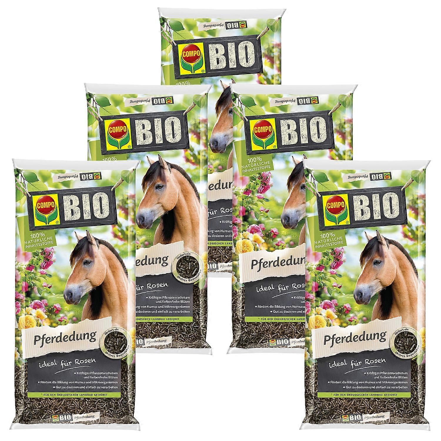 5 x COMPO BIO horse dung, 12 kg