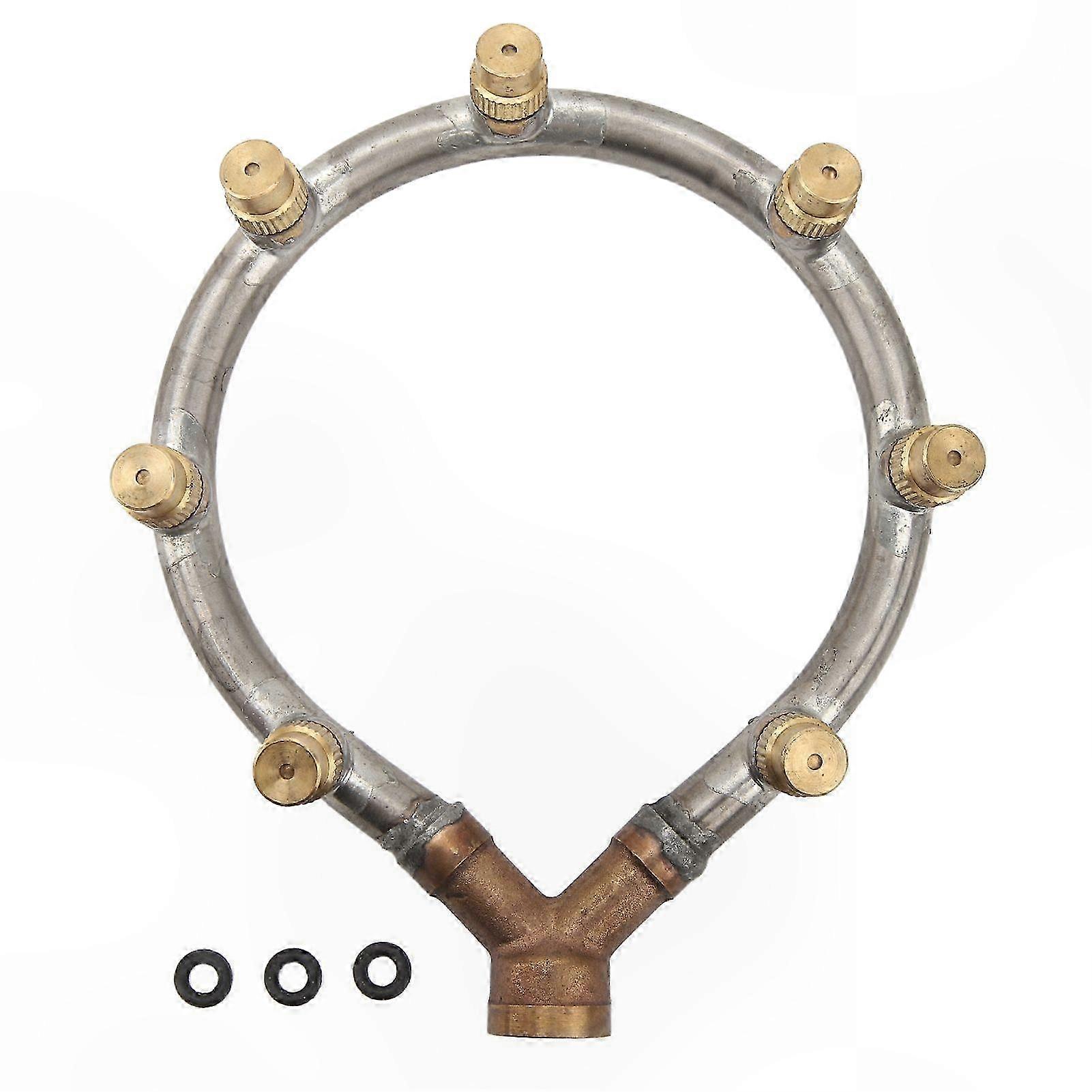 7-Head Multi-Function Ring Nozzle with G3/8 Female Thread for Garden and Agricultural Use