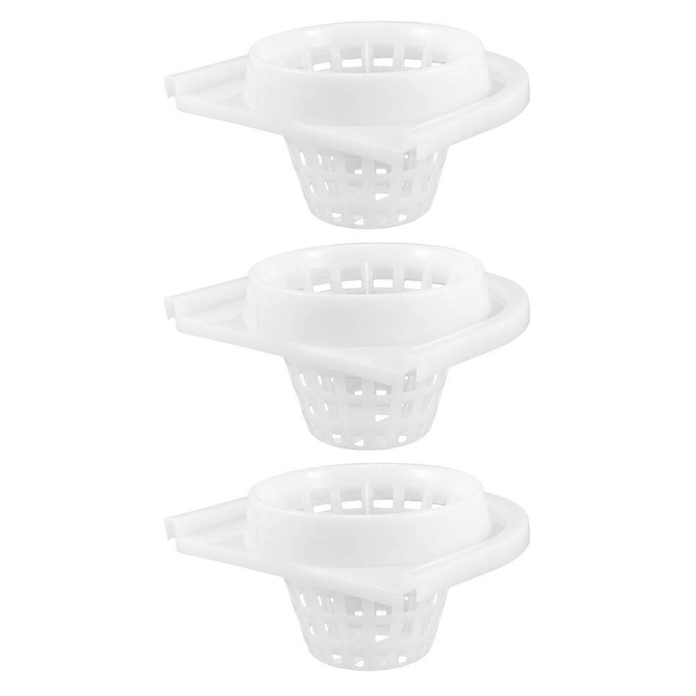 3pcs Mop Bucket Strainer Basket Insert Durable Plastic Drainage Pail for Efficient Floor Cleaning in Kitchens and Restaurants with Easy Water Flow