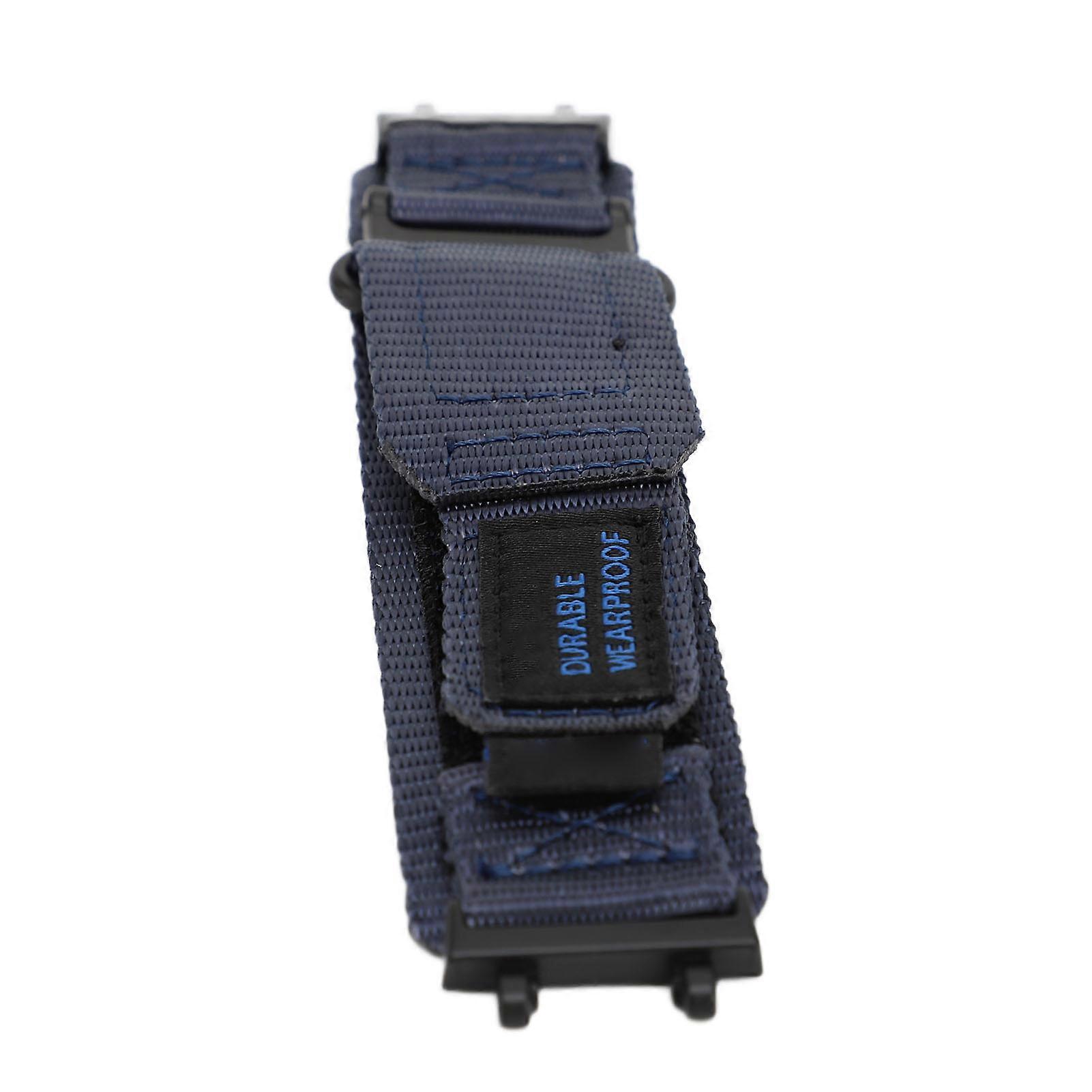 Nylon Watch Band Replacement Strap for Active Edge A2212 17.5cm Midnight Blue