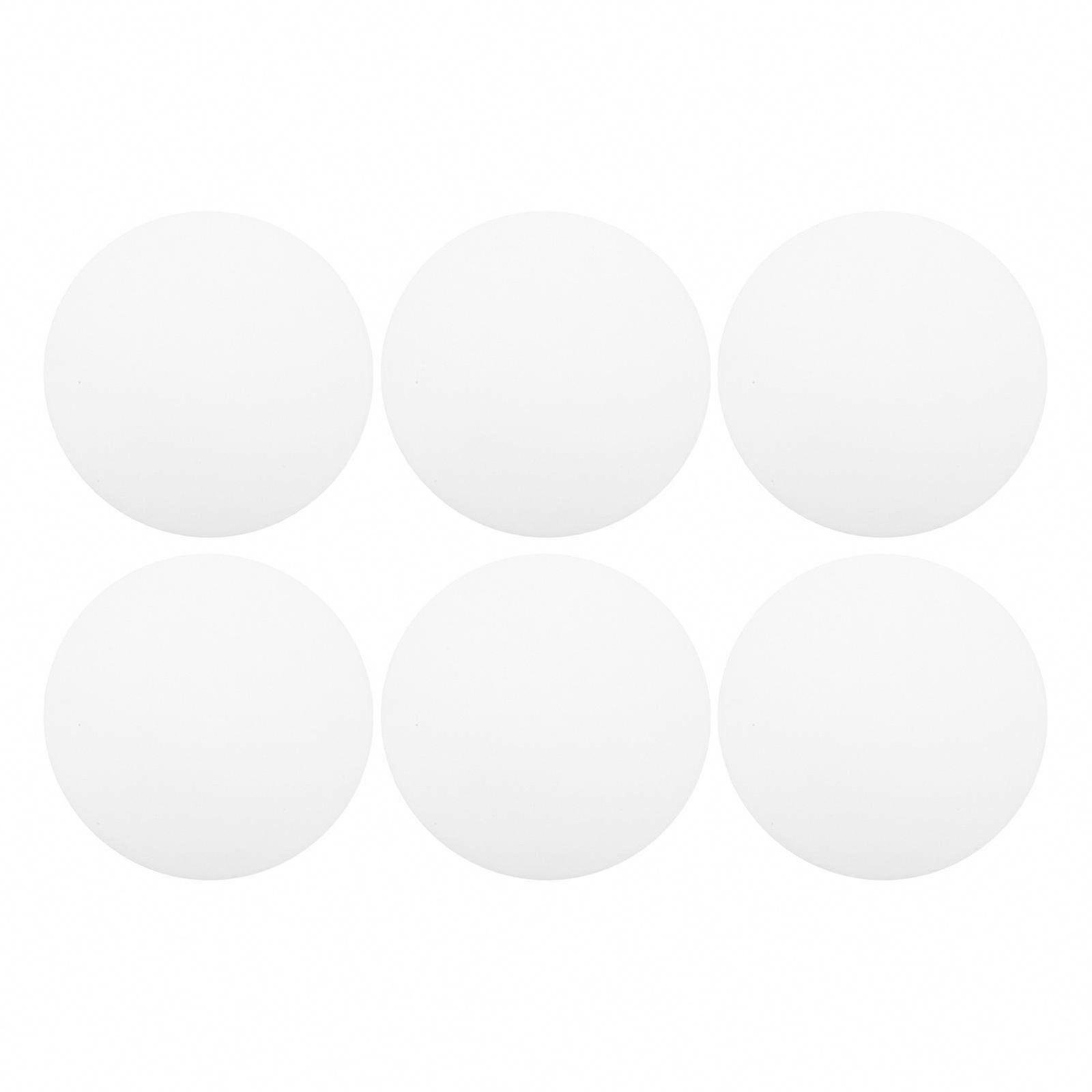 Dustproof Downlight Diffusion Plates, Industrial Lighting, Flat & Curved Surface PC Material, 6-Piece Set