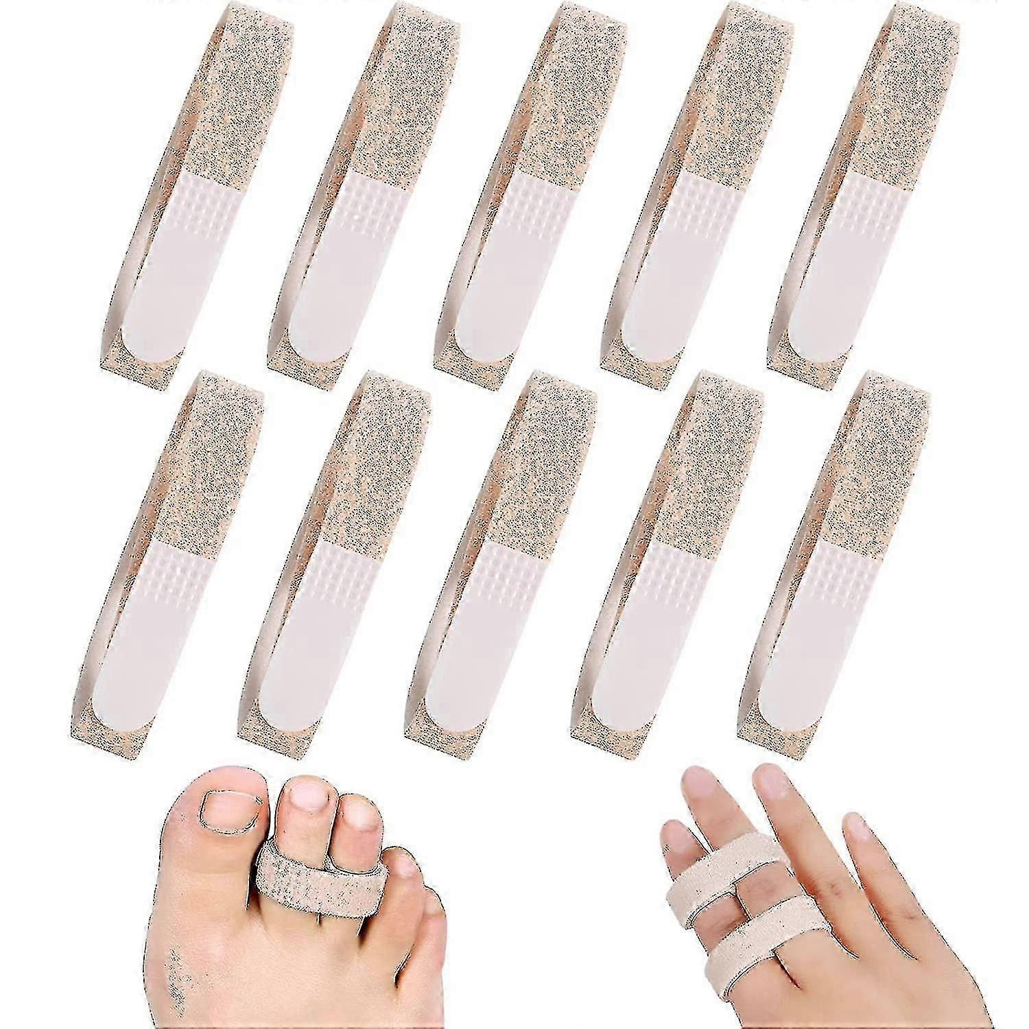 5 Pcs Reusable Finger Support Straps - Adjustable Hook & Loop Splints for Sprains and Support