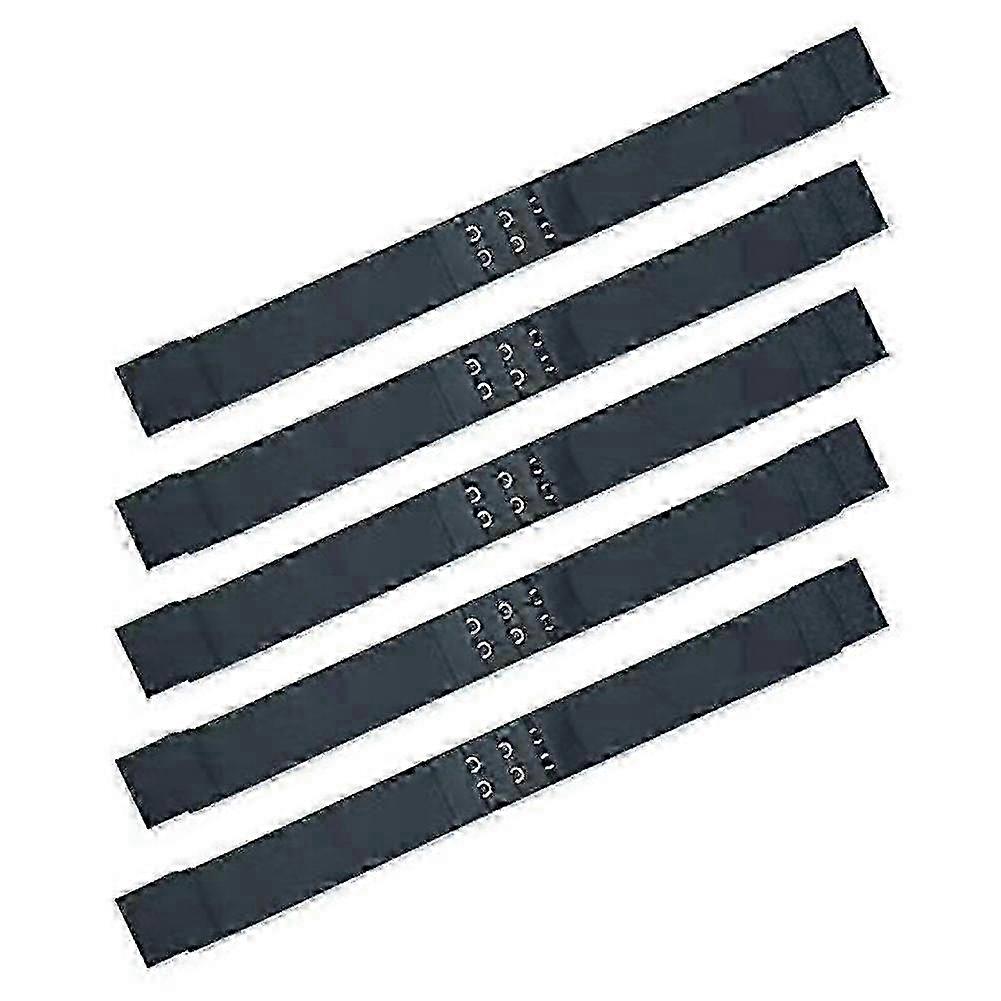 5Pcs Durable Wig-Making Elastic Bands with Metal Hooks for Secure Hairpiece Attachment