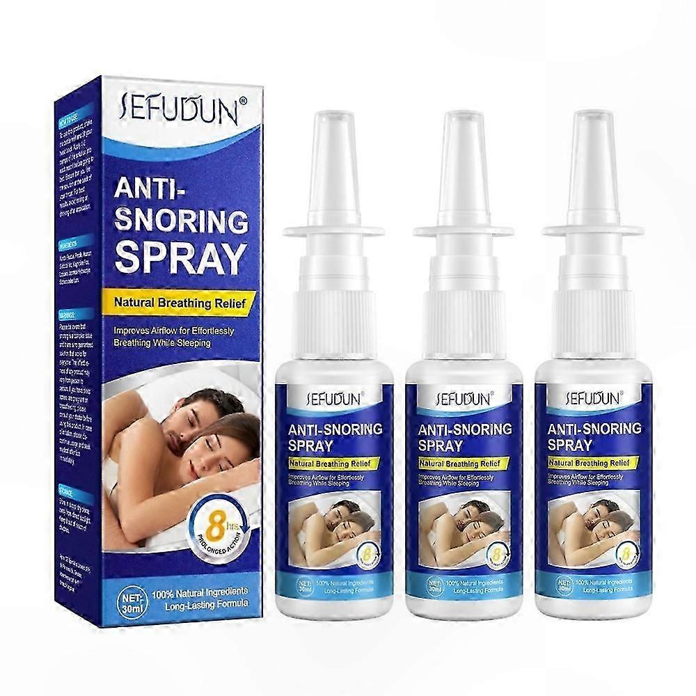 Natural Snore Relief Nasal Spray, Fast-Acting Formula for Snoring Reduction, 1-3X Effectiveness, Easy to Use Solution
