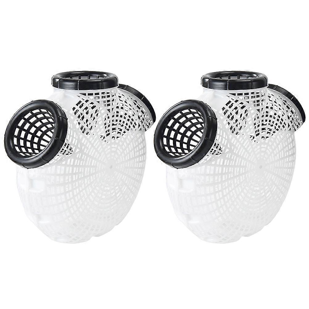 Crawfish Traps Plastic Crab Traps for Durable Fishing Use 2Pcs