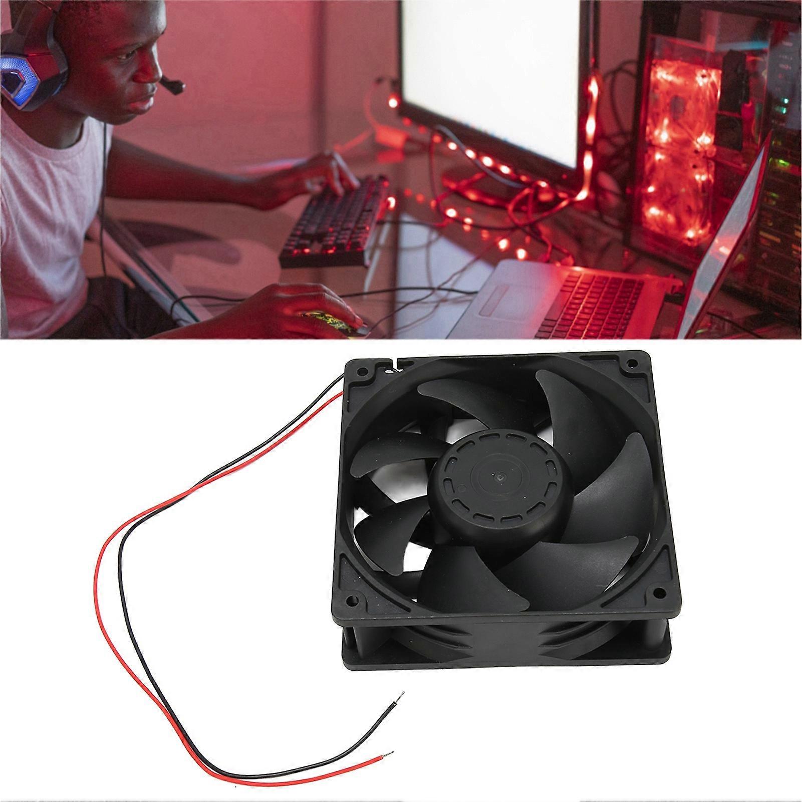 CPU Cooling Fan DC 24V 0.40A 120x120x38mm Silent High Speed Cooling Fan for CPU Computer Case Miner 
