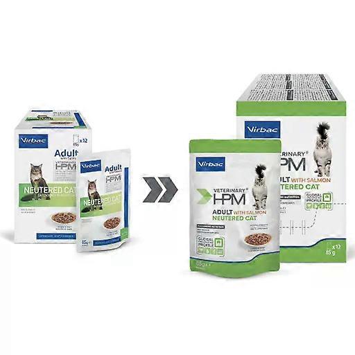 HPM Wet Food Neutered for Adult Cats with Salmon (Cats , Cat Food , Veterinary diet)