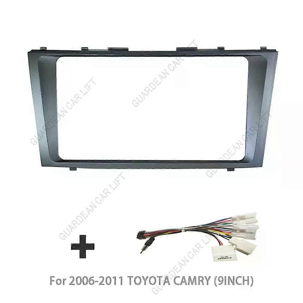 For Toyota Camry 2006-2011 (9Inch) Car Radio Fascias GPS MP5 Android Stereo Player 2 Din Head Unit DVD Panel Dash Frame Trim Kit