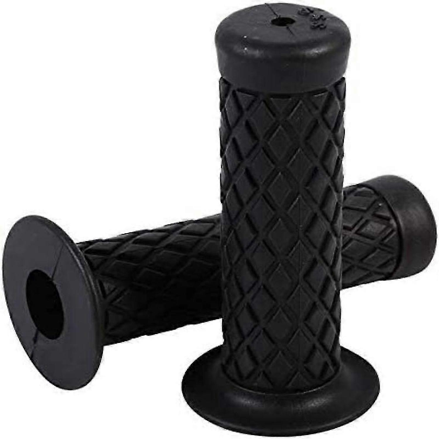 Motorcycle soft rubber handlebar modification accessories (black) 1 pair