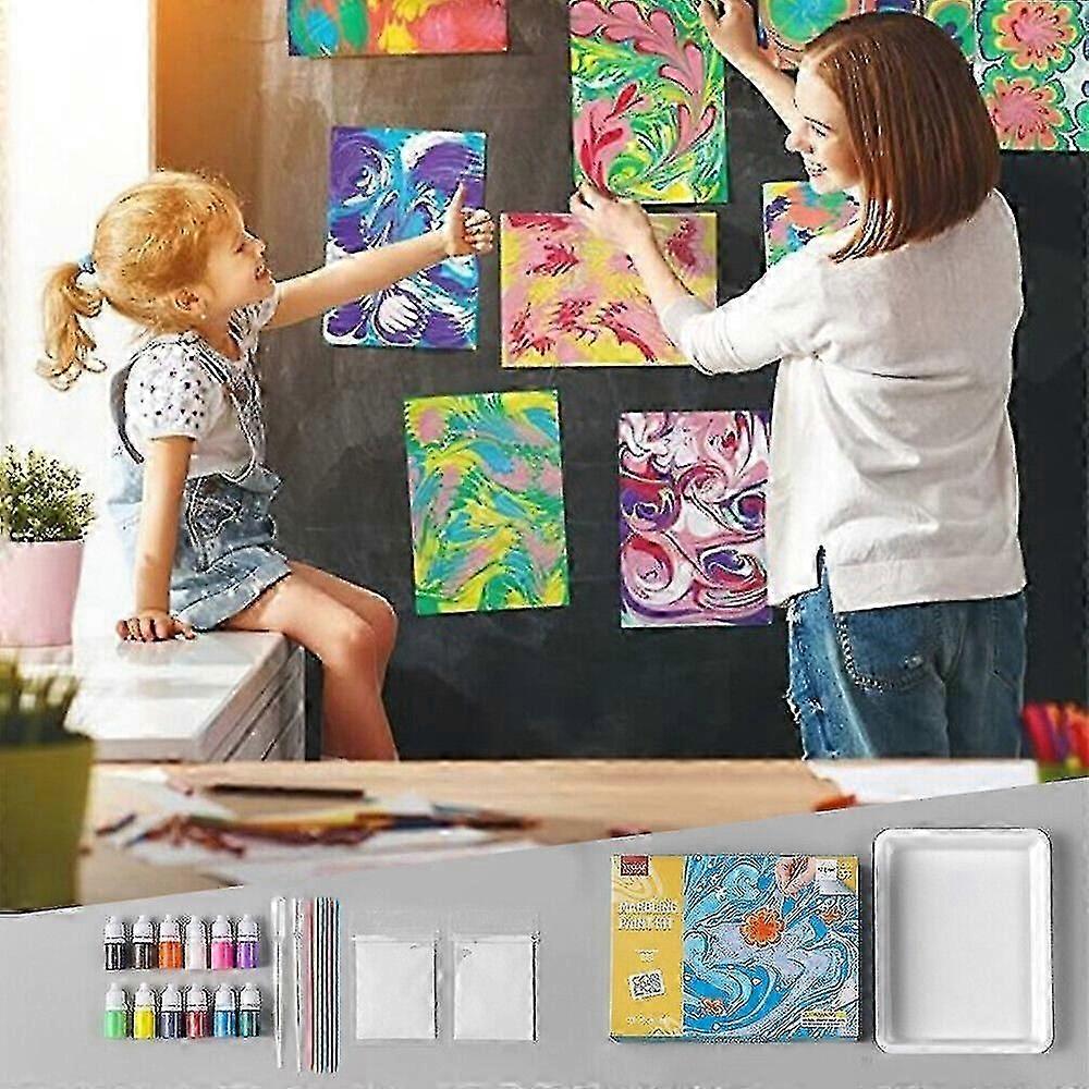 Marbling Art Paint Kit for All Ages 6+