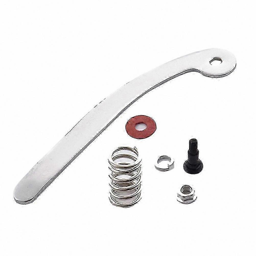 Silver Tremolo Vibrato Bridge Tailpiece Replacement with Random Color Accessories for Guitar Whammy Bar