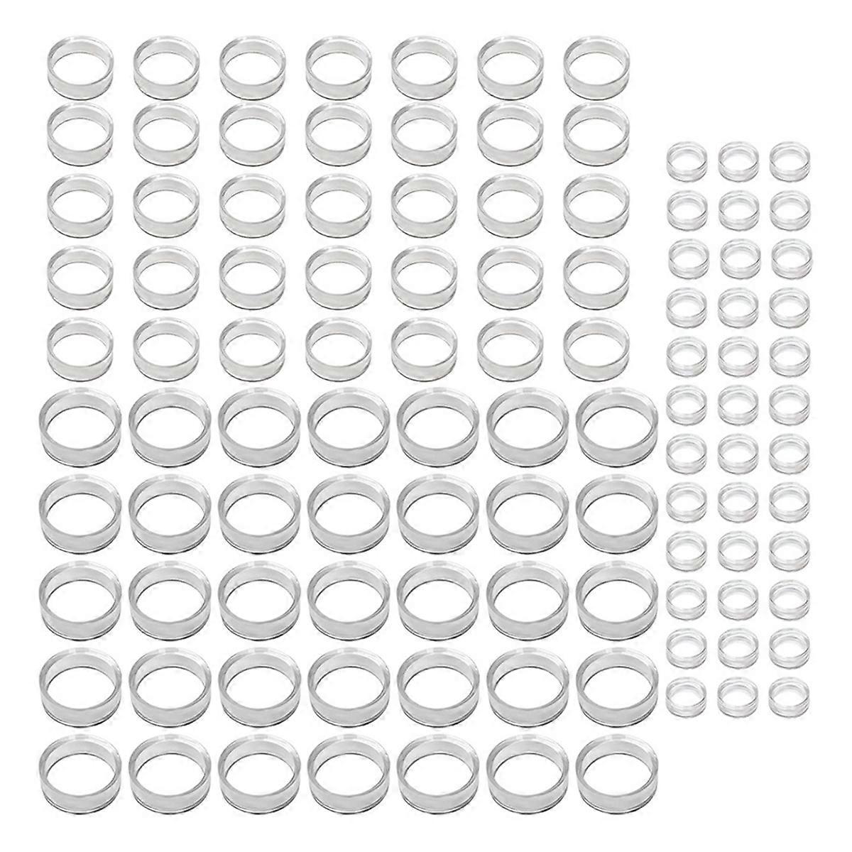 105 PCS (3 Sizes Each 35) Sphere Stand,Clear Mini Ball Stand,Round Display Stands for Baseball, Crystal Ball, Golf Ball