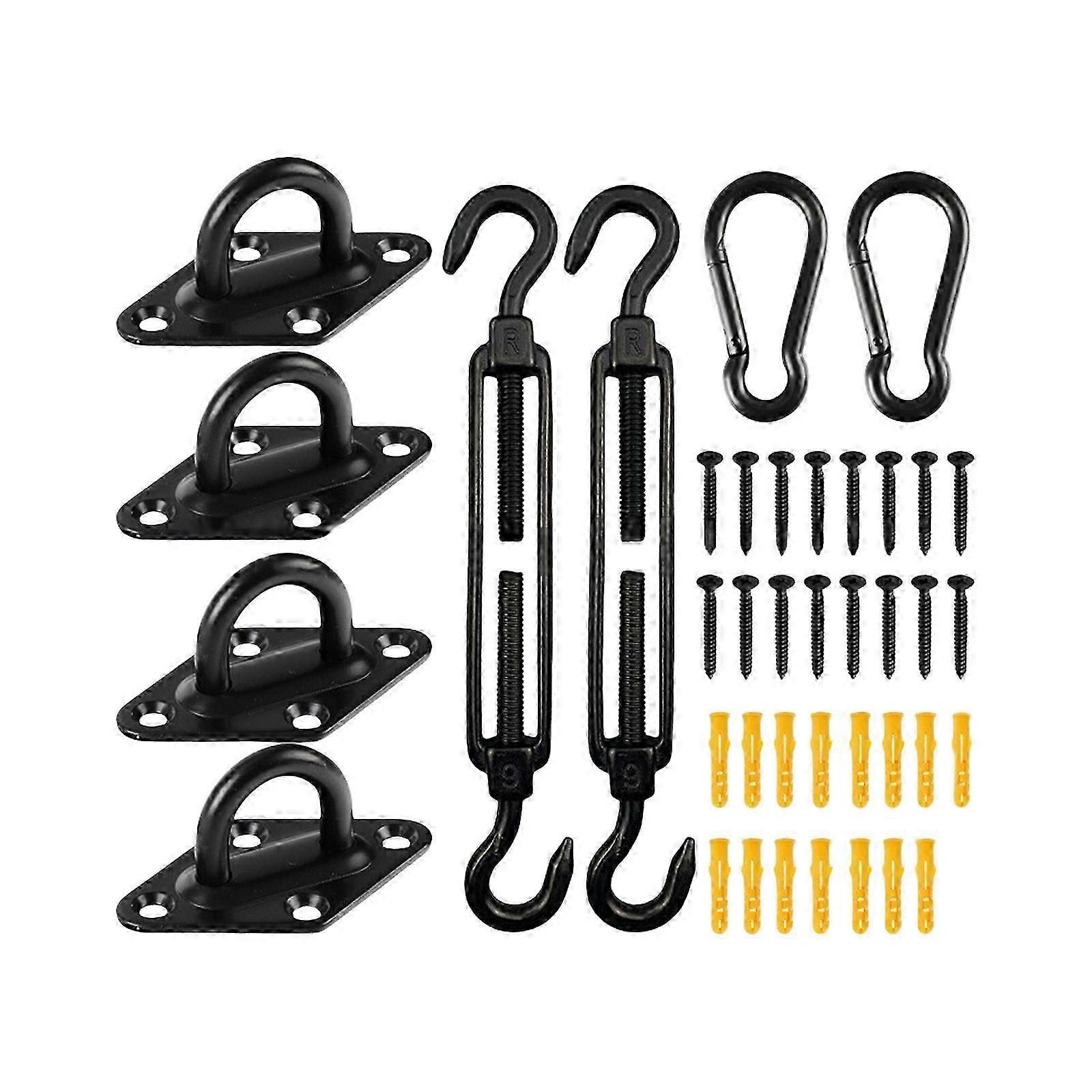 40lots Triangles Rectangles Sunshades Sail Installation Shade Cloth Plastic Clip for Easy Installation